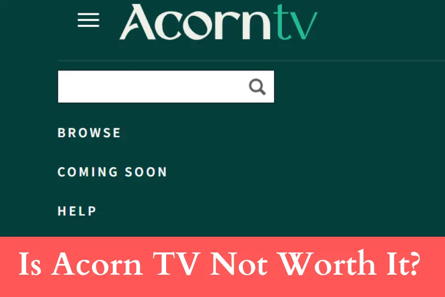 Is Acorn TV Not Worth It